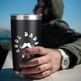 thumbnail image 6 of Funny Father''s Day Gifts for Dad Husband - Cool Dads Club Tumbler 20 Oz, Birthday Gifts for Dad from Daughter Son, New Dad Gifts for Men, First Time Dad Gifts Christmas Coffee Cup, 6 of 6