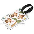 thumbnail image 2 of Sikiie Monkeys Swinging from Palms Luggage Tags Privacy Cover ID Label Suitcase Tags Identifiers For School Bags,Suitcases, 2 of 7