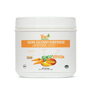 Yae Organics Skin Glow and Defense Juice Powder, Organic Antioxidant Superfood Defense With Mango, Carrots, and Sea Buckthorn for Collagen Synthesis,Radiant Skin and Hair