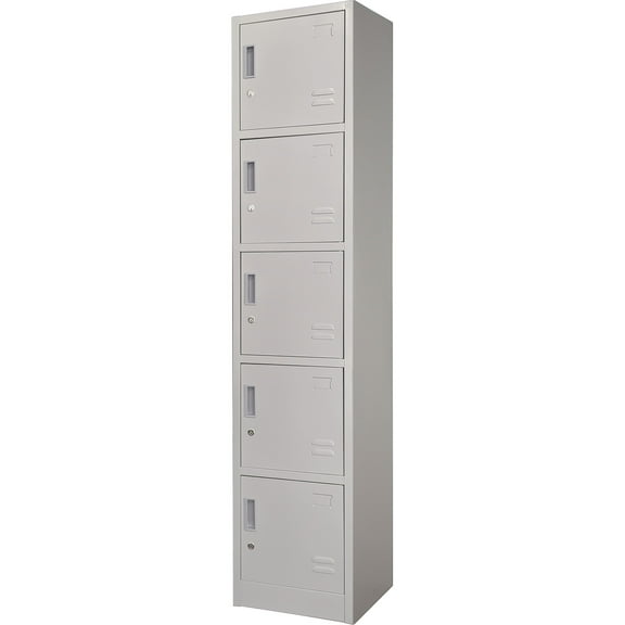 Locker Casillero Organizador Gutstark  Metal 5 Puertas Oficina Llave