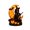 Black-a, variant on HaiSphere Halloween Garden Stake Light - Halloween Decorations Outdoor with Pumpkin Moon, Halloween Lights Solar Powered Black Cat, Outdoor Yard Decor for Haunted Garden,Color