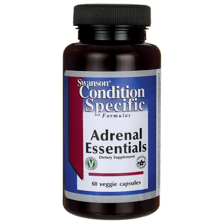 Swanson Adrenal Essentials 60 Veg Caps (Best Foods For Adrenals)