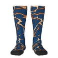 thumbnail image 1 of Balery Giraffe Skin Calcetines novedosos Calcetines deportivos Calcetines hasta la rodilla Calcetines de algodón Calcetines originales y geniales, 1 of 6