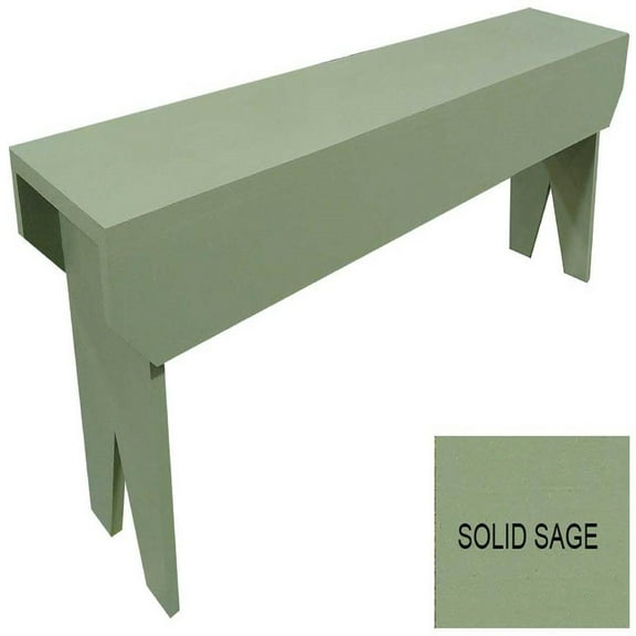 Contemporary Home Living 4' Sage Green Modern Style Simple Bench