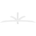 thumbnail image 2 of 96"W x 28"H x 2"D x 4"F, 7/12 Pitch, Davenport Architectural Grade PVC Gable Bracket, 2 of 8