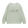 thumbnail image 3 of breaise Girl Boy Long Sleeve Tops Kids Crewneck Sweatshirts Soft Solid Pullover for Girls Boys Loose Sweatshirt, 3 of 7