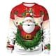 thumbnail image 3 of Sudadera navideña de Nochevieja de Papá Noel para hombre y mujer, suéter navideño feo con estampado 3D novedoso, jersey para parejas, jersey para fiestas navideñas, 3 of 5