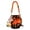 A002- B, variant on Halloween Pumpkin Bucket 12 Inch Woven Lantern, Spooky Halloween Decorations, Trick Or Treat Basket with Handle, Indoor Outdoor Party Supplies, Black, 1 Pack