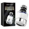 thumbnail image 1 of 1-6pcs JUE-FISH JUB06-A047-1-BK1 Faucet Water Filter 360 Degree Rotating Head Filtration Sprayer Wat, 1 of 5