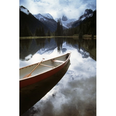 Columbia Womans Bugaboo Bugaboos Provincial Park British Columbia Canada Stretched Canvas - Natural Selection Chris Pinchbeck Design Pics (12 x 18) ()