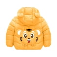 thumbnail image 2 of ketyyh-chn99 Girl Jacket Winter Coat for Girls 6x Toddler Boys Girls Winter Windproof Cartoon Tiger Prints Bear Ears Girls Small Jacket, 2 of 3