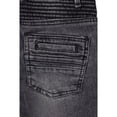 thumbnail image 6 of X RAY JEANS  Little Boy's Flex Moto Jeans, Black, 4, 6 of 7