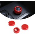thumbnail image 2 of TINKI 3 Pcs Car Rear View Mirror Adjustment and Volume Knob Cover Trim for Toyota Tacoma  2016 2017 2018 2019, 2 of 14