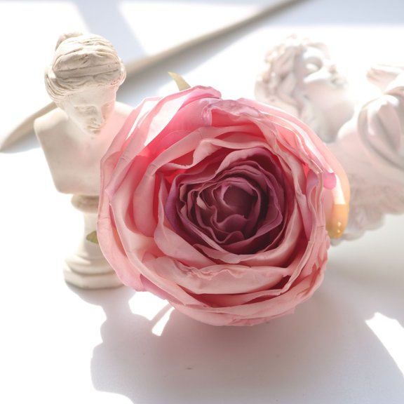 Deals of the Day Clearance, 100 Pcs Artificial Tulips Fake Flowers for Outdoor Faux Plastic Spring Flowers for Home Garden Indoor Kitchen Office Wedding Valentines Easter Decor(Pink)