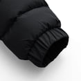 thumbnail image 4 of Iyufng Men's Hooded Puffer Jackets Horizontal Quilted Zip Up Winter Windproof Coat with Side Pockets and Elastic Cuffs, 4 of 9