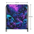 thumbnail image 5 of 13.5 x 16.5 Inch Halloween Pattern of Waterproof Drawstring Backpack with Shoe Compartment – Lightweight Dry Wet Separation Gym Bag for Men Women & Teens, 5 of 5