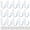 white, variant on 15 Pieces Coat Hooks Wall Mounted - Heavy Duty Metal Single Prong Robe Hanger Rustproof Wall Hooks for Towel Hat Key Bag on Bathroom, Kitchen, Livingroom Organiser Installation