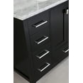 thumbnail image 2 of Design Element London 48" Single Sink Bathroom Vanity Set in Espresso with Carrara Marble Top, 2 of 5