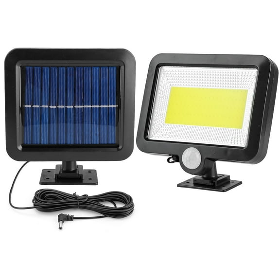 iMountek LED Solar Powered Wall Lights Outdoor Sensor Lamp IP65 Waterproof, Black