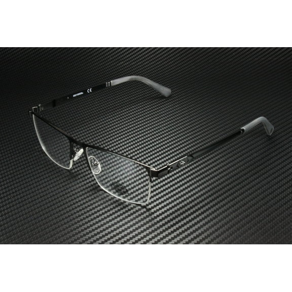 Harley-Davidson HD0787 008 Shiny Gunmetal Clear Lens Metal 58mm Men's Eyeglasses