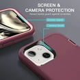 thumbnail image 5 of Entronix Heavy Duty Case Designed for iPhone 14 Shockproof Triple Layer Rugged Case, Purple, 5 of 6