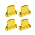 thumbnail image 1 of Sidaley 4Pcs Mobile Phone Stopper Dust Proof USB Protection Anti-dust Cap Micro Charging Port Replacement for 13/Mini/Pro/Pro Max Cables de audio/vídeo Amarillo, 1 of 4