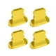 thumbnail image 1 of Bearachild 4Pcs Mobile Phone Stopper Dust Proof USB Protection Anti-dust Cap Micro Charging Port Replacement for 13/Mini/Pro/Pro Max Cables de audio/vídeo Amarillo, 1 of 4