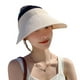 thumbnail image 1 of Sombreros de visera solar de ala ancha plegables para mujer, gorra de golf, sombrero de sol de playa para mujer, sombrero de sol de viaje UV para mujer, ala ancha, 1 of 6
