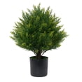 thumbnail image 6 of Artificial Cypress Topiary Ball Bush 20" UV Resistant with Ground Spike, 1Pcs Faux Cedar Plants Outdoor Trees for Planters, Front Porch, Patio, Indoor, Outside Decor Green, 6 of 12