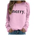 thumbnail image 5 of WEAIXIMIUNG Sweat-Shirt pour Enseignant Grande Taille Manches Longues Col Rond Imprimé de Noël Léger Hoodie, 5 of 5