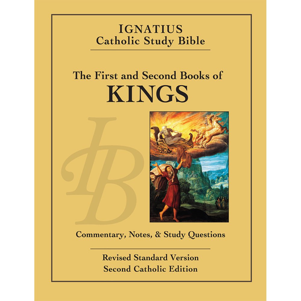 Ignatius Catholic Study Bible 1 & 2 Kings Ignatius Catholic Study Bible (Paperback) Walmart