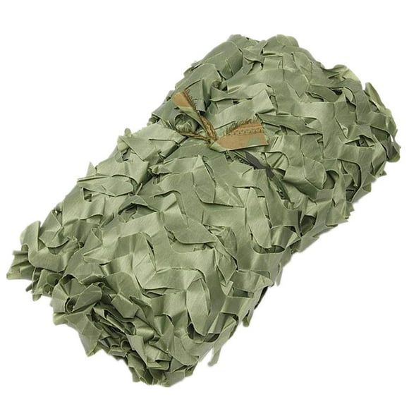 Mitef Heavy-Duty 150D Camo Netting Camouflage Net for Camping Hunting Blinds Shooting Military Decoration, Pure Green, 16.6x20ft/5x6m