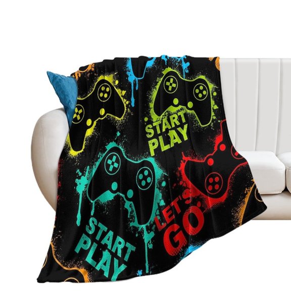 GamePad Blankets Bedroom Living Room Sofa Throw Blankets for Beds