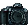 thumbnail image 2 of Nikon D5300 24.2MP DSLR Digital Camera with 18-55mm AF-P VR Lens (Grey) (1521) Bundle with SanDisk 64GB SD Card + Camera Bag + Filter Kit + Spare Battery + Telephoto Lens Nikon 1524-6A-1, 2 of 6