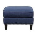 thumbnail image 2 of Picket House Furnishings Emery Ottoman in Blue, 2 of 4
