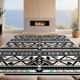 thumbnail image 2 of Design&I 8'x10' Ultra Soft Area Rug, Farmhouse Boho Zigzag Striped Symmetrical Mirrored Entryway Bathroom None Fluffy Washable Non Shedding for Bedroom Living Room Under Sectional, 2 of 7