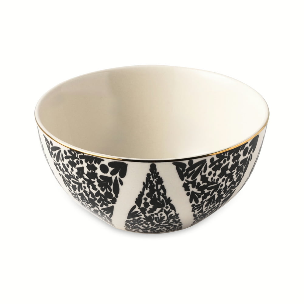 Thyme & Table Holiday Tree 12-Piece Ceramic Dinnerware Set - Cream
