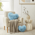 thumbnail image 3 of Valentines Day Heart Pillow - Super Soft Plush Hug Pillow, Cute Romantic Gift for Her/Him, Decorative Throw Pillows for Couch, Bedroom, Blue , 6 inch by PALIFEUR, 3 of 9