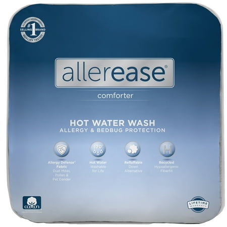 AllerEase Allergy Relief Hot Water Washable Comforter