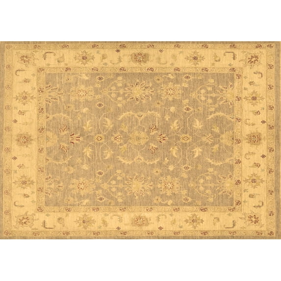 Ahgly Company Indoor Rectangle Persian Brown Traditional Area Rugs, 2' x 5'