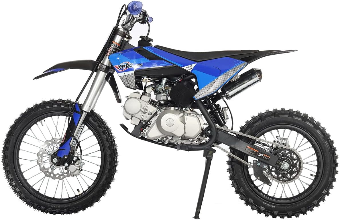 X-Pro Brand New X17 125cc Dirt Bike with Automatic Transmission Electirc Start, 17"/14" Tires