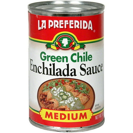 La Preferida Medium Green Chile Enchilada Sauce, 10 oz (Pack of