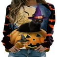 thumbnail image 1 of Déguisement de Fête Sweat-Shirt Halloween Bande Dessinée à Manches Longues Col Rond, 1 of 6