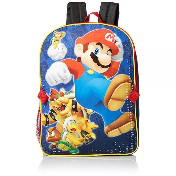 super mario backpack with lunch kit