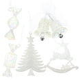 thumbnail image 6 of HONITANO 4Pcs Whimsical Design Xmas Tree Diy Ornament Acrylic Decor For Party Hosts And Celebrations, 6 of 8