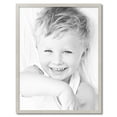 thumbnail image 2 of ArtToFrames 27" x 35" Slanted Lip White Picture Frame, 27x35 inch White Wood Poster Frame (WOM-4825),  Pack, 2 of 7