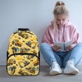 thumbnail image 2 of Binienty Construction Truck Backpack for School Boys 17 Inch Kids Backpack Age 10-12 Large Capacity Bookbag with Laptop Compartment Schoolbag Back to School Gifts for Students, 2 of 8