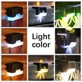 thumbnail image 4 of Cateissary Luz solar impermeable al aire libre patio trasero césped escaleras paso cubierta balcón parque patio porche cerca lámpara decorativa Iluminación y accesorios, 4 of 6