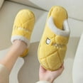 thumbnail image 5 of KYAIGUO Women's Faux Fur House Slipper Comfy Memory Foam Slip on Anti-Skid Thick Sole Men Slippers Cozy Plush Couples Slippers, 5 of 9