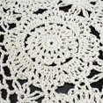 2pcs Beige Crochet Table Runners 100 Cotton Lace Nightstand